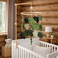 thumbnail image 2 of Felt Baby Mobile - Monstera Serenity, 2 of 9