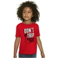 thumbnail image 4 of Sarcastic Don't Trip Zombie Joke Crewneck T Shirts Boy Girl Teen Brisco Brands XS, 4 of 6