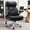 Black, variant on FASTES Leather Office Chair Big and Tall Desk Office Chair, 500lbs Computer Chair Ergonomic Extra Wide Gaming Chair with Adjustable Lumbar Support 5D Flip Arms, Black