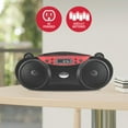thumbnail image 6 of GPX CD Boombox, AM/FM, LED Display, BC232R, Red, 6 of 6