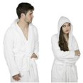 thumbnail image 2 of Men's 100% Luxury Terry Cotton Hooded Shawl Bathrobe Toweling Spa, 2 of 3
