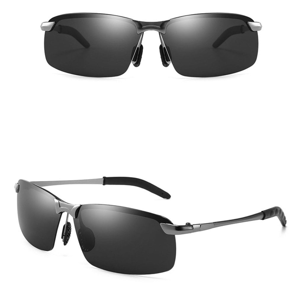 Vintage Polarized Sunglasses UV400 Protection Color Change Reflective Lens for Driving Cycling