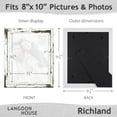 thumbnail image 2 of Langdon House 8x10 Distressed White Picture Frames, Farmhouse Style, 6 Pack, Richland Collection (US Company), 2 of 6