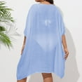 thumbnail image 6 of Beach Cover Up Swim Suits for Women 2025 Stylish Plus Size Pullover Viscose Swimwear Cover-Up for Women - Comfortable Mid-Length Sleeve Dress for Versatile Wear, 6 of 6