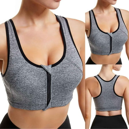 

BUIgtTklOP Fruit of The Loom Women Bras Plus Size Clearance Sports Underwear Yoga Wear Running Back Training Shock-Proof Vest Breasted Bra
