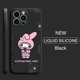 thumbnail image 1 of Funda de teléfono Hello Kitty Kuromi para Funda iPhone 13 12 11 Pro Max Mini X XR XS Max 6 6s 7 8 Plus funda de silicona líquida xuanjing unisex, 1 of 2