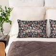 thumbnail image 2 of KLL Autumn Forest Pattern Silk Pillowcase for Hair and Skin Standard Size 20"X 30" Soft Breathable Pillow Covers for Sleeping, 2 of 6
