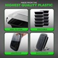 thumbnail image 3 of [15 Pack] 34 Oz Plastic Meal Prep & Lunch Boxes with Lids – Food Storage, Freezer Safe – Takeout Style – Plat de Plastique avec Couvercle, 3 of 7