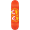 Orange, variant on Krooked Dbx Eyes Skateboard Deck 8.38 Gold