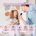 thumbnail image 3 of Karaoke Microphone for Kids, Mini Karaoke Machine with 2 Microphones, Portable Bluetooth Speaker Microphones for Adults, Gifts for 3 4 5 6 7 8+ Year Old Girls Boys, 3 of 5