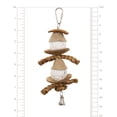 thumbnail image 4 of Prevue Pet Products Naturals Clown Bird Toy with Rope and Paper, 4 of 4