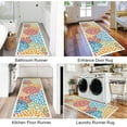 thumbnail image 4 of Runner Rugs for Hallway, Yamaziot 2'x6' Laundry Room Rug Mat, Washable Non Slip Kitchen Rugs and Runners, Bathroom Floor Carpet, Multicolor, 4 of 8