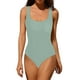 thumbnail image 1 of Gibobby Traje de baño completo mujer Traje de baño Push Up para mujer Traje de baño con retro adelgazante Vintage Traje de baño de 1 pieza Trajes de baño(Verde,G), 1 of 5