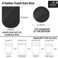 thumbnail image 3 of 4 Gallon Wastebasket Bags Garbage Bags,Small Trash Bags for Office,Kitchen,Bedroom,100 Count, 3 of 9