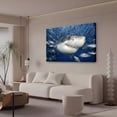 thumbnail image 3 of Shark Catching Fish Canvas Poster Bedroom Decor Sports Landscape Office Room Decor Gift,Frame-style,12x18inch(30x45cm), 3 of 8