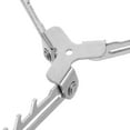 thumbnail image 4 of Support de Réservoir de Gaz Pliable pour Camping en Plein Air Randonnée Cuisine Support Universel pour Cartouche Support de Cylindre de Gaz Argent, 4 of 7