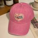 thumbnail image 4 of Gorra de béisbol con visera para mujer, gorro con visera, suave, ajustable, cara pequeña, color rosa, 4 of 4