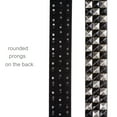 thumbnail image 4 of Snap On 1 1/2"-38mm Checkerboard Punk Rock Studded Belt, 4 of 5
