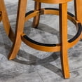 thumbnail image 5 of 24 or 30 Inch Swivel Bar Stool Comfortable Upholstery for Bar Setting, 5 of 6
