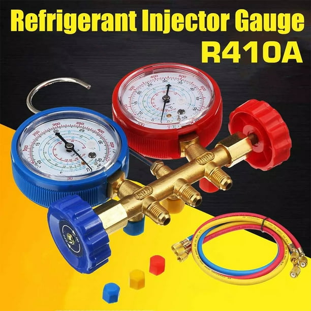 Refrigerant Charging Hoses With Diagnostic Manifold Gauge Set For R410A