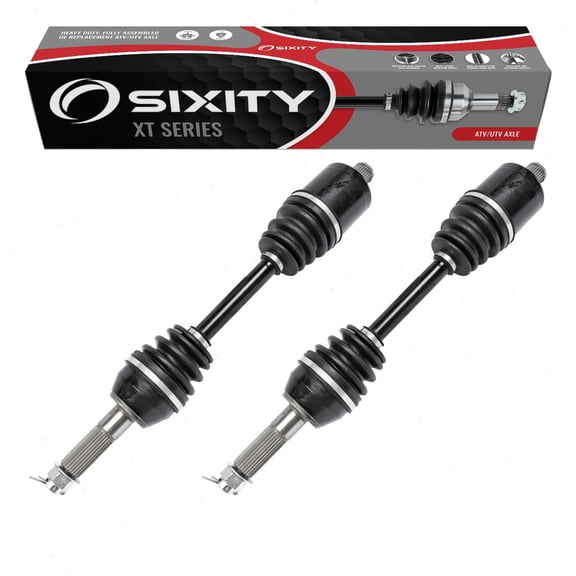 2 pc Sixity XT Rear Left Right Axles compatible with Polaris ACE 500 570 EPS RZR LE Trail Premium Sportsman SP 2014-2021