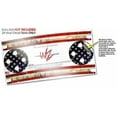 thumbnail image 3 of Skin Wrap Decal Set 2 Pack for Amazon Echo Dot 2 - Painted Faded and Cracked USA American Flag (2nd Generation ONLY - Echo NOT INCLUDED), 3 of 3