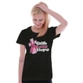 thumbnail image 4 of Faith Hope Love Breast Cancer Aware Womens Slim Fit Graphic Tee Brisco Brands X, 4 of 5