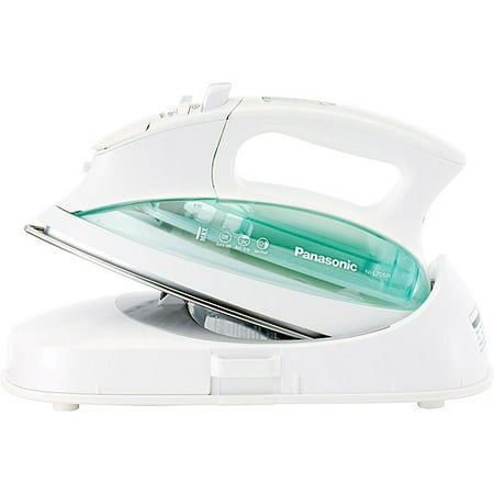 PANASONIC NI-L70SR 1500 Watt Cordless Steam/Dry Iron and Charging Base with Curved Stainless Steel Soleplate
