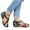 Blue, variant on SPRING PARK Women Peep Toe Platform Wedge Heels Summer Sandals Buckle Strap Shoes