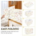 thumbnail image 2 of Yayeee Collapsible Cube Storage Bin with Lid Fabric Closet Decorative Basket with Handles, Small Floral Pattern, 2 of 7