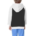 thumbnail image 6 of KAUOD Teen Girls Cute Hoodies Long Sleeve Cotton Pullover Hoodie Sweatshirts Kids Oversized Casual Fall Fleece Tops Clothes, 6 of 7