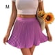 thumbnail image 5 of Minnieouse holgada de cintura alta para mujer, minifaldas plisadas por encima de la rodilla para fiesta, viajes, senderismo, ropa de Color sólido Ropa, zapatos y accesorios Miscelánea Violeta M, 5 of 6