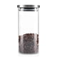 thumbnail image 3 of Contenedor de Almacenamiento de Vidrio de 1000ml, Tarros de Especia Empity Boca Ancha Frasco de Almacenamiento de Alimentos de Vidrio Hermético con tapa de acero para inoxidable, 3 of 7