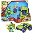 thumbnail image 3 of Marvel Iron Man and his Awesome Friends Iron Hulk Action Figure & Toy Vehicle, 3 of 10