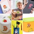 thumbnail image 2 of Kit de pegatinas con forma de diamante Sinceroduct, 80 unidades, para niños, arte con gemas 5D DIY, 2 of 9
