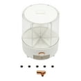 thumbnail image 3 of 360° Rotating Rice Dispenser Kitchen Grain Storage Container 6 Compartment, 3 of 12