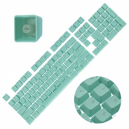 - Backlit Double Shot Color Keycaps Cherry MX Mechanical Keyboard Themes Teal 104
