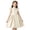P314 Beige, variant on Tfken Soft Dresses Girls Comfy Holiday Travel Girls Tutu Dresses A Line Floral Decoration Party Fashion Children Cute Clothes Size 8 Years