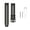 Black, variant on KIQ Durable and Water Resistant Silicone Replacement Watch Strap Band Compatible With Garmin Instinct 2(Black)