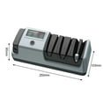 thumbnail image 3 of Electric Knife Sharpener,Portable Knives Sharpening Tool with LCD Screen,Adjustable Rotational Speed,Knife Sharpener Machine Quickly Sharpening,for Straight, Serrated,Meat Cleaver, 3 of 8