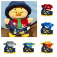 thumbnail image 2 of Mini ropa de felpa para muñecas de pato, traje de 20cm, accesorios para muñecas molestas, suéter, monos, conjunto de ropa, regalo, 2 of 5