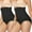 2 Pack Black, variant on QRIC Womens High Waist C-Section Recovery Slimming Underwear Tummy Control Panties Single Pack Black