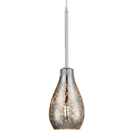 Polished Chrome Glass Clip - Rogue Décor Spacey - 5