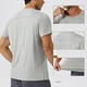 thumbnail image 4 of pstuiky camisetas para hombre, Camisas deportivas de verano para hombre, de manga corta y cuello redondo, ajustadas, de color liso ropa de hombre m, 4 of 9