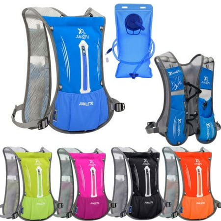 5L Outdoor Bicycle Bike Cycling Water Bladder Bag Hydration Backpack Hiking with 2L Water