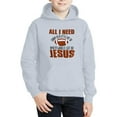 thumbnail image 2 of AWZXDE Kids Hoodie Long Sleeve Football Print Hooded Pullover Sweatshirt for Boys Sports Activities and Everyday Casual Outfits GY3,3-4 Years, 2 of 4