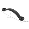 thumbnail image 2 of ifundom 3Pcs Black Plastic Boat Pull Handles with Quick Installation for Kayak and Canoe, 2 of 8