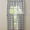 thumbnail image 2 of Park Designs Dove Buffalo Check Swag 36"L, 2 of 6