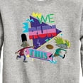 thumbnail image 3 of Hey Arnold! - Retro Arnold and Gerald - Toddler And Youth Crewneck Fleece Sweatshirt, 3 of 5