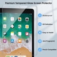 thumbnail image 4 of Protector de pantalla Qularlans para iPad 9.7" vidrio templado 9H, 2 unidades, 4 of 7